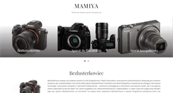 Desktop Screenshot of mamiya.com.pl